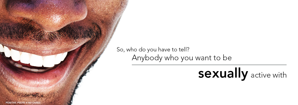 diagnosed with HIV-positive peers