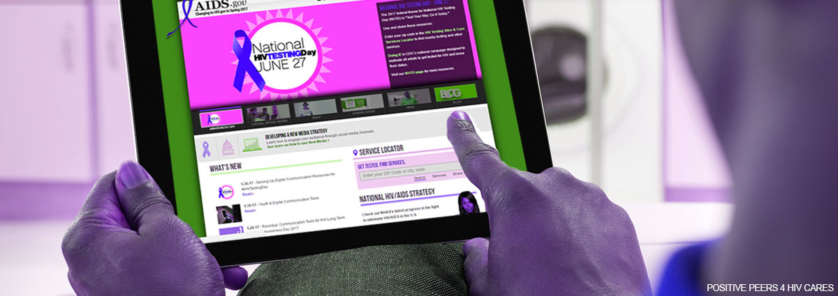 tested for HIV-positive peers